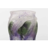 Vase « Vagues et Poissons » pâte de verre violette, verte et blanche de Gabriel ARGY-ROUSSEAU | Biron Vase "Vagues et Poissons" pâte de verre violette, verte et blanche de Gabriel ARGY-ROUSSEAU
