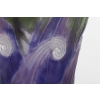 Vase « Vagues et Poissons » pâte de verre violette, verte et blanche de Gabriel ARGY-ROUSSEAU | Biron Vase "Vagues et Poissons" pâte de verre violette, verte et blanche de Gabriel ARGY-ROUSSEAU