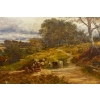 Benjamin Williams Leader (1831-1923). Paysage d'Automne.