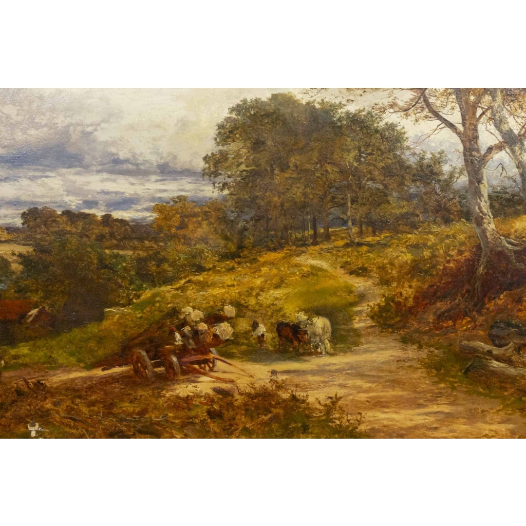 Benjamin Williams Leader (1831-1923). Paysage d'Automne.
