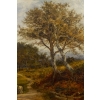 Benjamin Williams Leader (1831-1923). Paysage d'Automne.