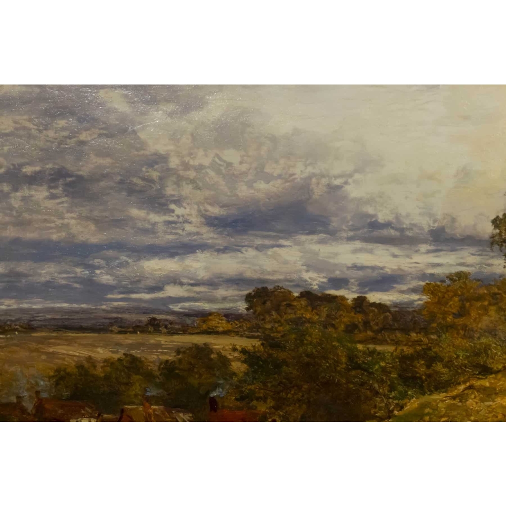 Benjamin Williams Leader (1831-1923). Paysage d'Automne.