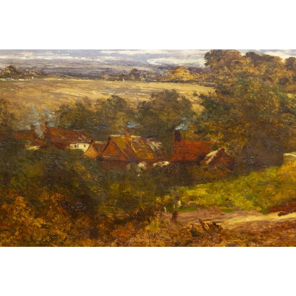 Benjamin Williams Leader (1831-1923). Paysage d'Automne.