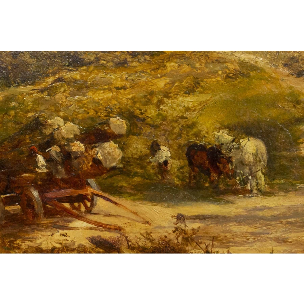 Benjamin Williams Leader (1831-1923). Paysage d'Automne.