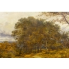 Benjamin Williams Leader (1831-1923). Paysage d'Automne.
