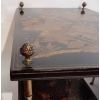 1950′ Paire de Tables Maison Baguès Decor Bambou en Bronze Doré Avec Plateaux Laque de Chine | Biron 1950' Paire de Tables Maison Baguès Decor Bambou en Bronze Doré Avec Plateaux Laque de Chine