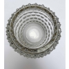 Vase "Cactus" verre blanc émaillé noir de René LALIQUE