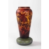 Vase de JACQUEMARD à décor de Cyclamens EPOQUE 1900 NANCY