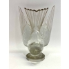 Bouchon de Radiateur Mascotte « Hirondelle » verre blanc de René LALIQUE | Biron ||||