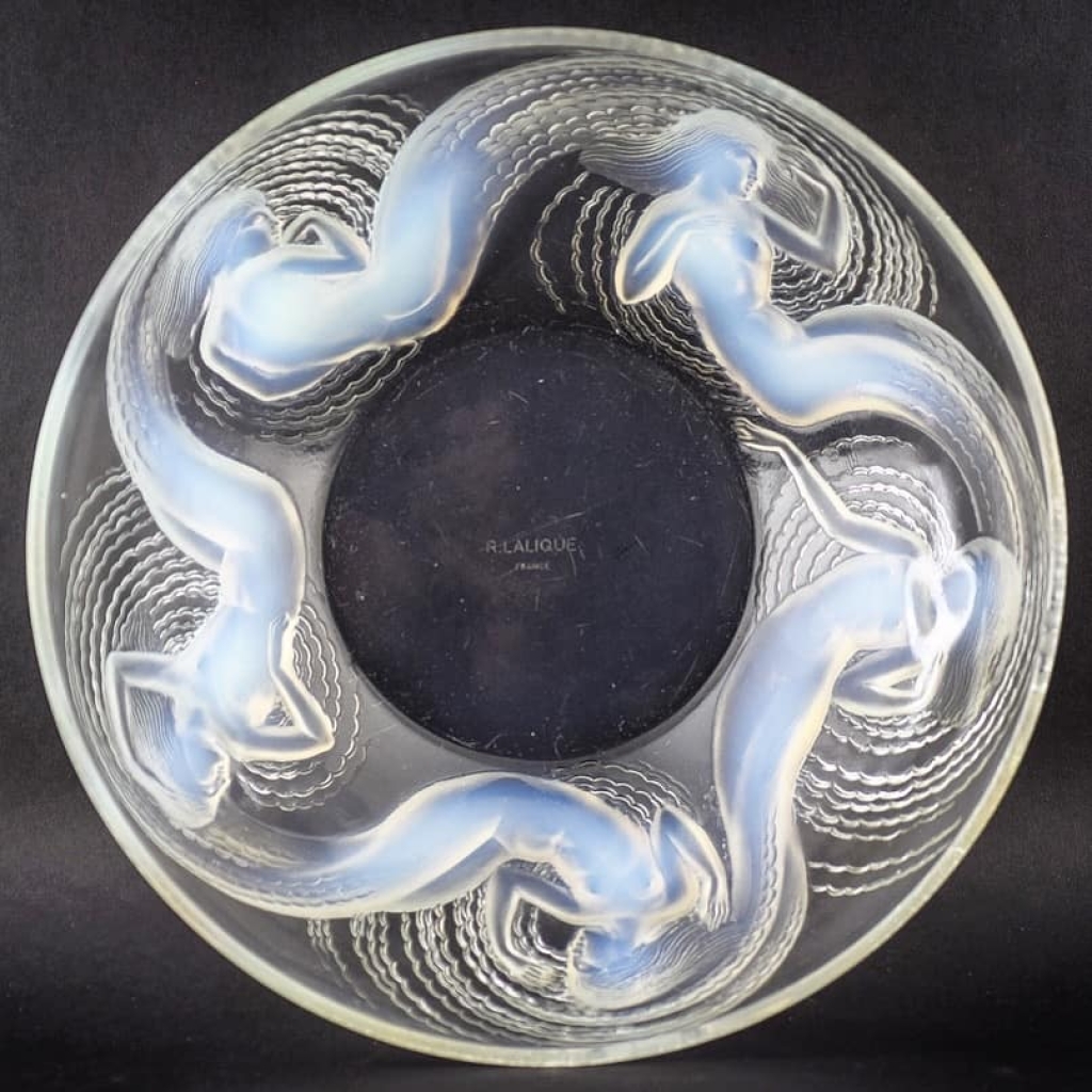 Coupe "Calypso" verre opalescent de René LALIQUE