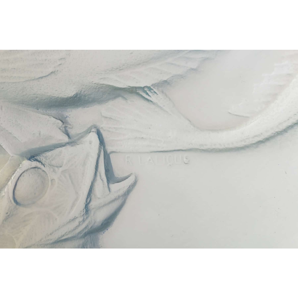 Coupe « Martigues » verre opalescent de René LALIQUE | Biron Coupe « Martigues » verre opalescent de René LALIQUE