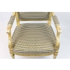 Paire de fauteuils style Louis XVI en bois doré, vers 1880 | Biron Paire de fauteuils style Louis XVI en bois doré, vers 1880