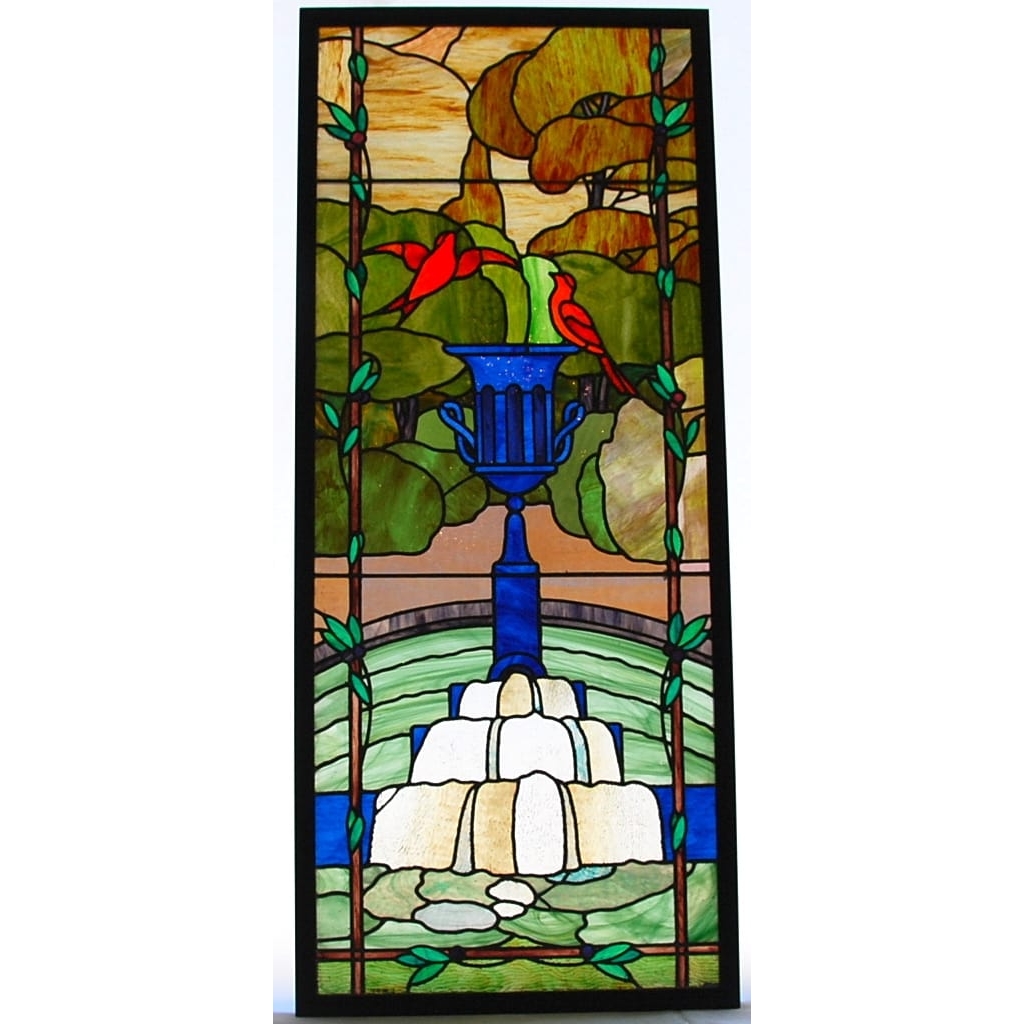 VITRAIL A LA FONTAINE REF V85 | Biron |||||||