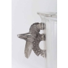 Vase « Grillons » cristal blanc moulé-pressé taillé et patiné gris de René LALIQUE | Biron Vase "Grillons" cristal blanc moulé-pressé taillé et patiné gris de René LALIQUE