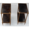 1950/70′ Paire de Bouts De Canapé Maison Jansen 50 X 30 X H 64 cm | Biron |||||||||||