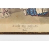 Gravure du 19e siècle sous verre représentant le musée des familles | Biron Gravure du 19e siècle sous verre représentant le musée des familles