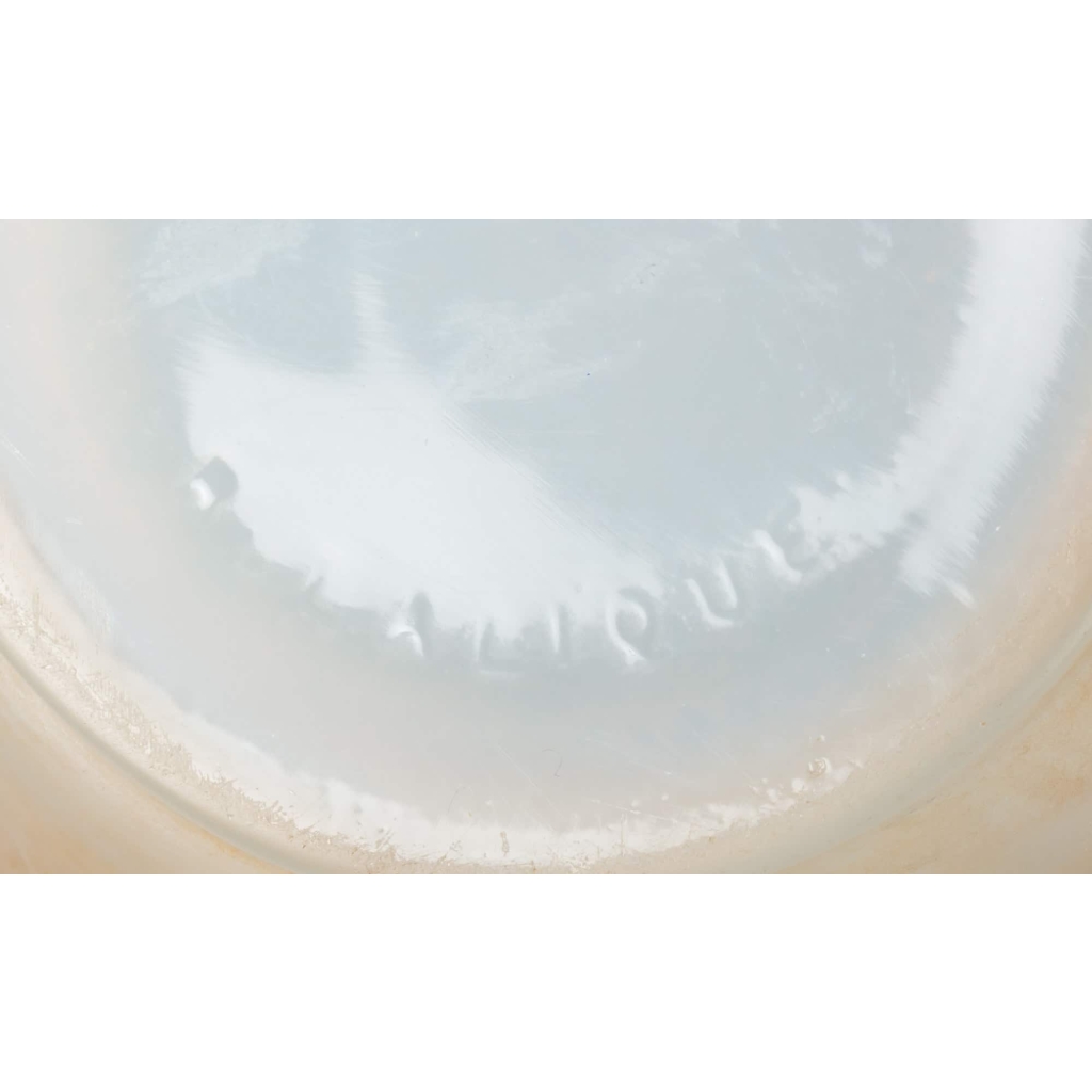 Vase « Ronces » verre opalescent patiné sépia de René LALIQUE | Biron Vase « Ronces » verre opalescent patiné sépia de René LALIQUE