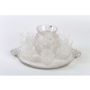 Service à Orangeade « Sétubal » en verre blanc de René LALIQUE | Biron |||||||