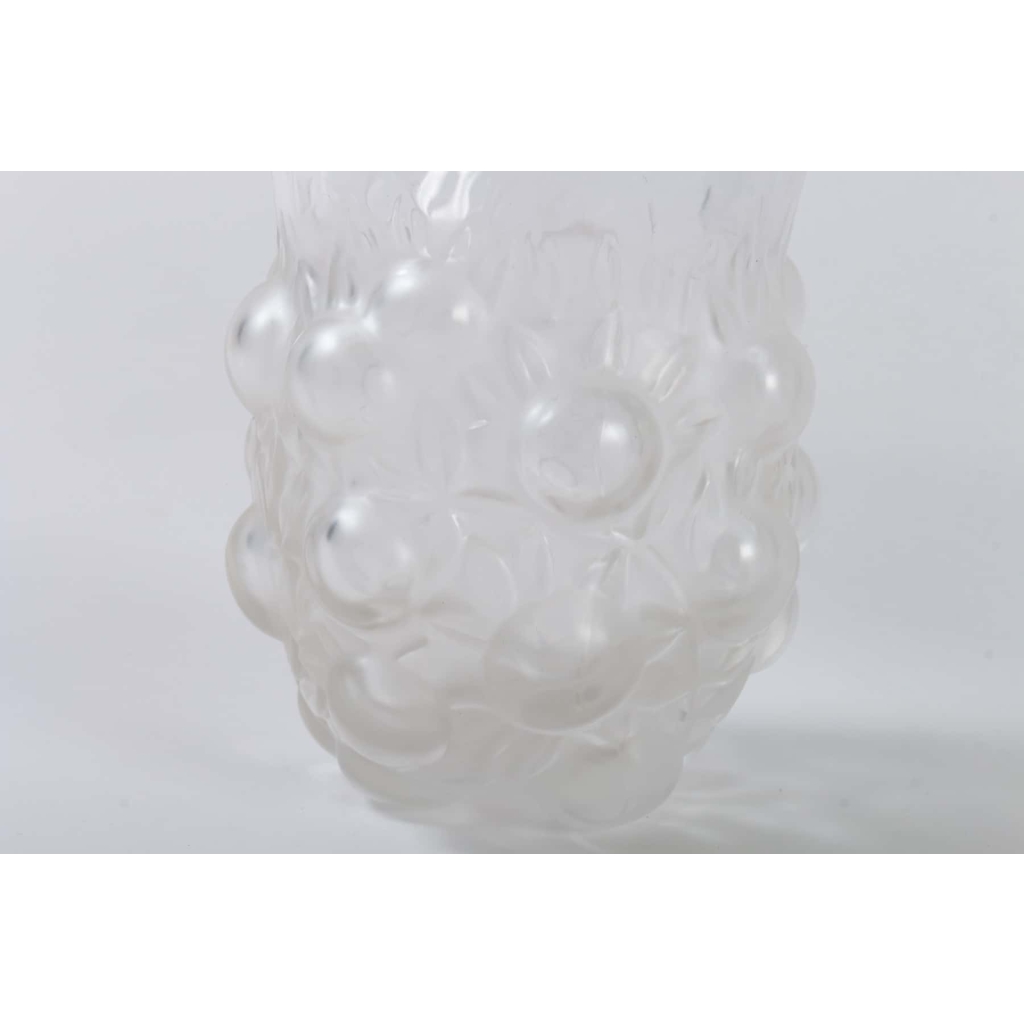 Service à Orangeade « Sétubal » en verre blanc de René LALIQUE | Biron Service à Orangeade "Sétubal" en verre blanc de René LALIQUE