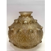 Vase « Fougères » verre blanc patiné sépia de René LALIQUE | Biron ||||