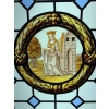 VITRAIL SAINTE BARBE 17ème | Biron ||