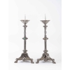 Paire de candélabres de style Gothique. XIXème. | Biron Paire de candélabres de style Gothique. XIXème.