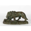 Sculpture en plâtre Lion et Serpent signée CAPOVANI | Biron ||||||||