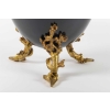 Vase en émail cloisonné monture de bronze doré, chien de Fô et bambou | Biron Vase en émail cloisonné monture de bronze doré, chien de Fô et bambou