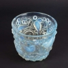 Vase « Avallon » verre opalescent patiné bleu de René LALIQUE | Biron Vase « Avallon » verre opalescent patiné bleu de René LALIQUE