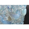 Vase « Avallon » verre opalescent patiné bleu de René LALIQUE | Biron Vase « Avallon » verre opalescent patiné bleu de René LALIQUE