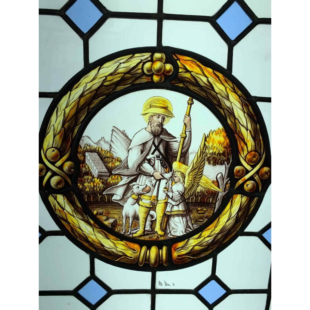 VITRAIL SAINT ROCH 17ème | Biron ||