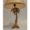 1980′ Lampe En Bronze Doré Aux Singes Dans Un Palmier | Biron 1980' Lampe En Bronze Doré Aux Singes Dans Un Palmier