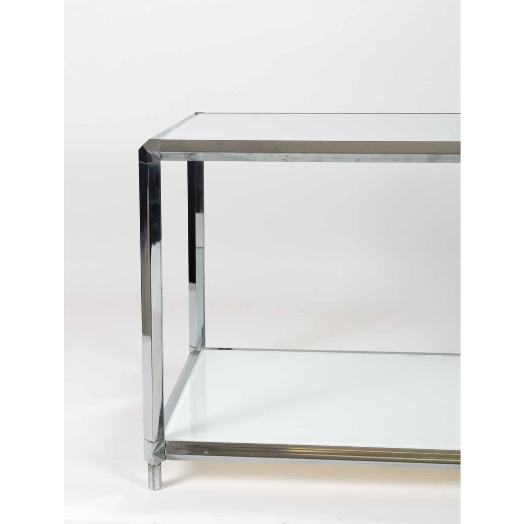 Bouts de Canapé 1970 en acier et chrome VITRA | Biron Bouts de Canapé 1970 en acier et chrome VITRA