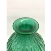 Vase « Malesherbes » verre vert émeraude patiné blanc de René LALIQUE | Biron Vase "Malesherbes" verre vert émeraude patiné blanc de René LALIQUE