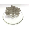 Cendrier Baguier « Muguet » verre blanc patiné gris de René LALIQUE | Biron Cendrier Baguier "Muguet" verre blanc patiné gris de René LALIQUE