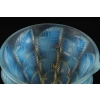 Vase « Moissac » verre opalescent patiné bleu de René LALIQUE | Biron Vase « Moissac » verre opalescent patiné bleu de René LALIQUE