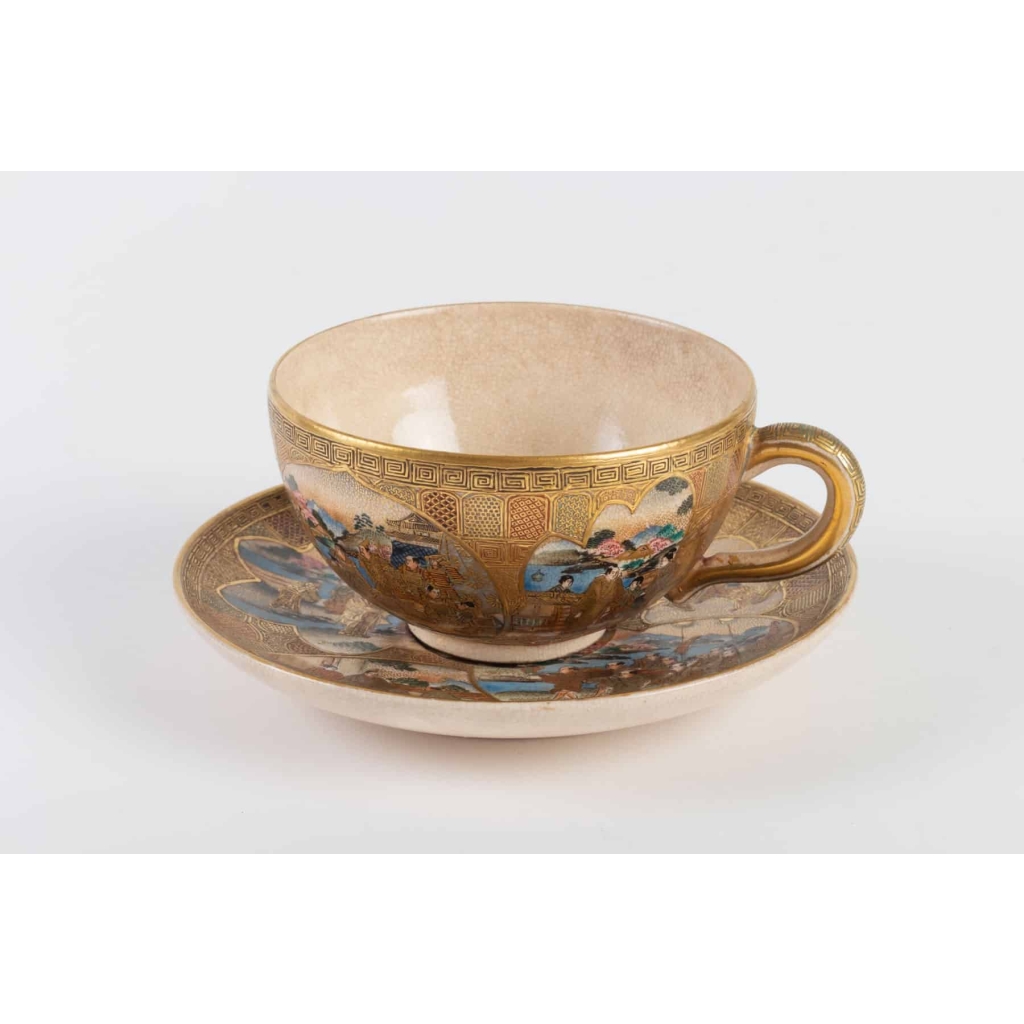 Tasse Satsuma Japon 19e siècle | Biron |||||||||||