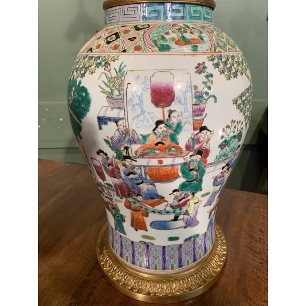 Paire de vases chine. fin XIXème | Biron Paire de vases chine. fin XIXème