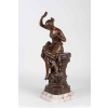 « Fleurs d’amour » Bronze signé Auguste DEWEVER | Biron "Fleurs d’amour" Bronze signé Auguste DEWEVER