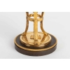 Paire de cassolettes faisant bougeoirs 19e siècle