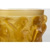 Vase « Bacchantes » verre jaune ambré de René LALIQUE