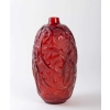 Série de vases « Ronces » verre rouge, bleu, opalescent et butterscotch de René LALIQUE
