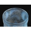 Vase « Dauphins » verre opalescent patiné bleu de René LALIQUE