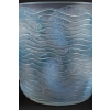 Vase « Dauphins » verre opalescent patiné bleu de René LALIQUE