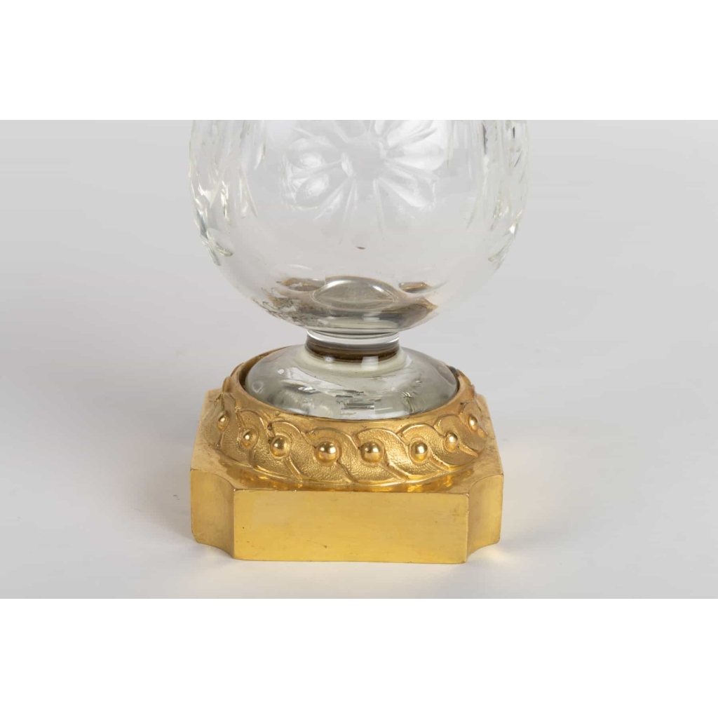 Paire de vases en cristal 19e siècle | Biron Paire de vases en cristal 19e siècle
