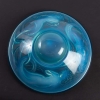 Encrier « Trois Sirènes » verre opalescent patiné bleu de René LALIQUE
