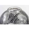 Vase « Oranges » verre blanc émaillé noir de René LALIQUE | Biron Vase « Oranges » verre blanc émaillé noir de René LALIQUE