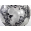 Vase « Oranges » verre blanc émaillé noir de René LALIQUE | Biron Vase « Oranges » verre blanc émaillé noir de René LALIQUE