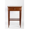 Petite table Louis XVI à écritoire en acajou estampillée CAUMONT 18e siècle | Biron ||||||||||||