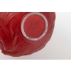 Vase « Formose » verre rouge orangé de René LALIQUE